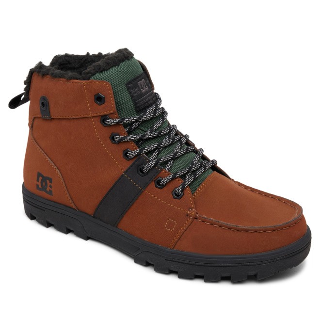 Woodland Leather Lace-up Winter Boots for Men  ADYB700033