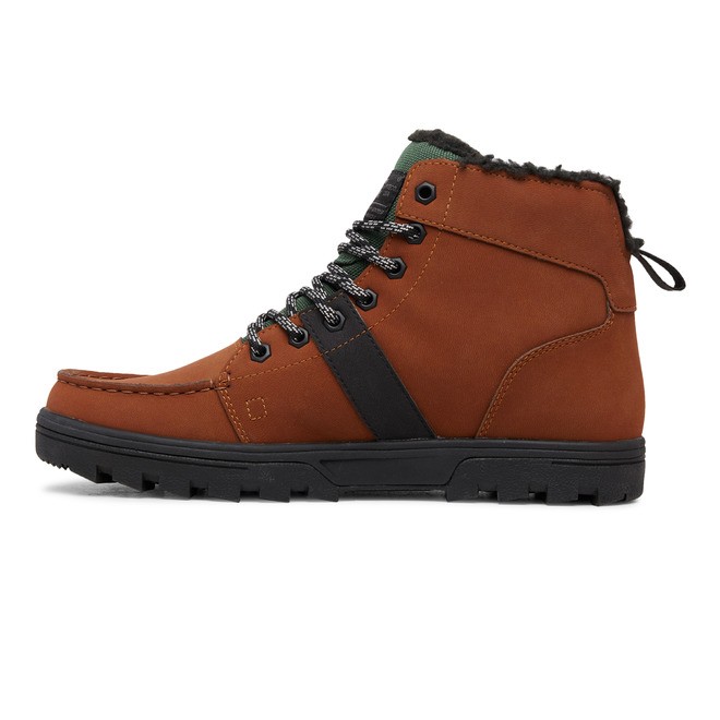 Woodland Leather Lace-up Winter Boots for Men  ADYB700033