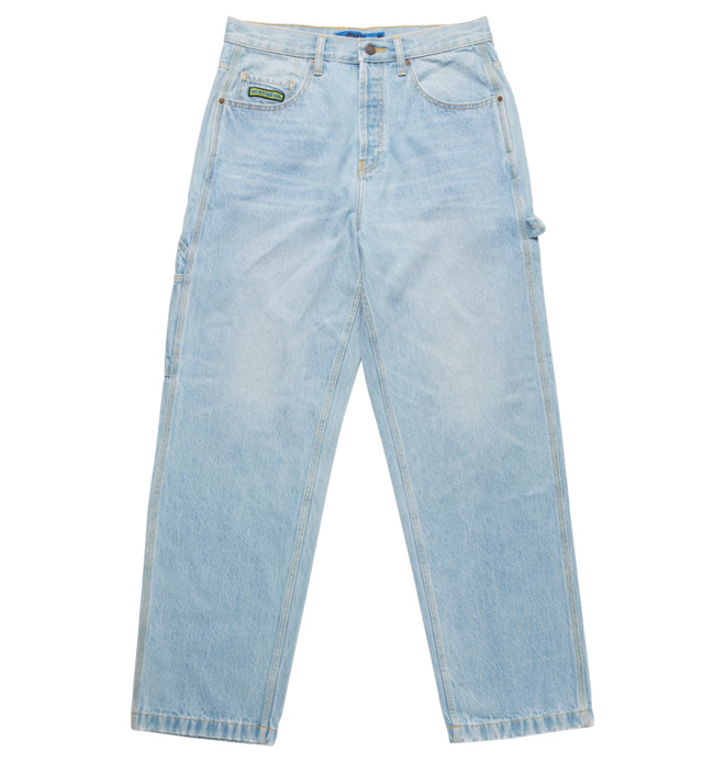 Jean Large Pour Filles - Pantalon Baggy Denim Vintage Taille Haute Élastique | Style École Décontracté | Pour Enfants Et Ado