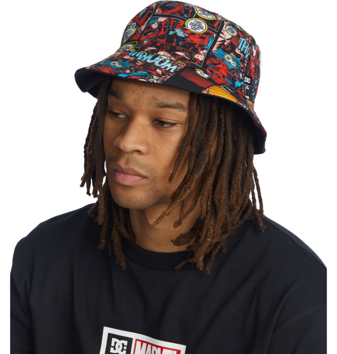 Marvel Deadpool x DC - Reversible Bucket Hat for Men  ADYHA04150