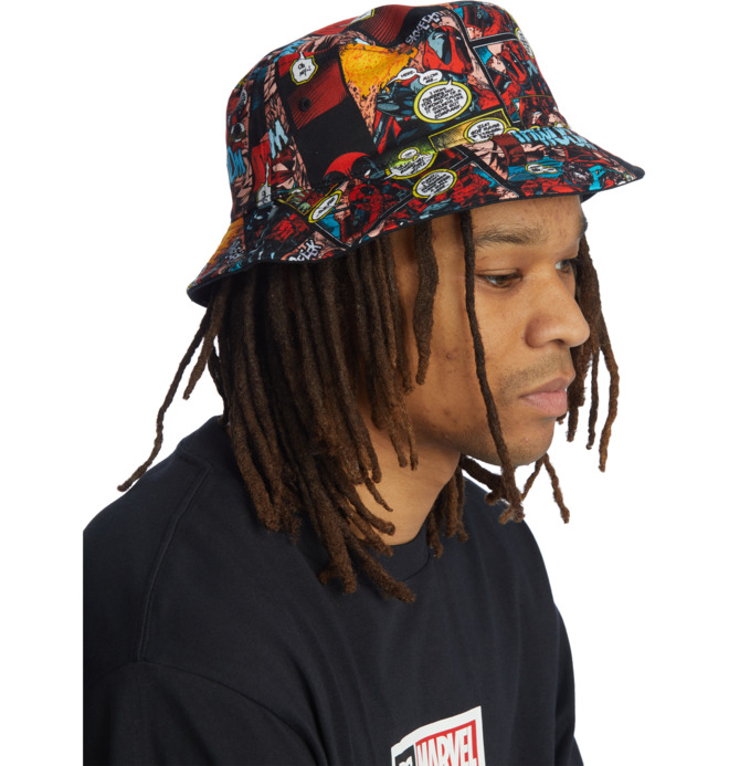 Marvel Deadpool x DC - Reversible Bucket Hat for Men  ADYHA04150