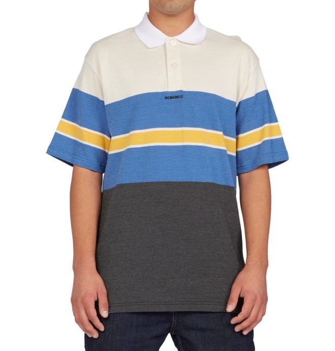 Rally Stripe - Short Sleeve Polo Shirt for Men  ADYKT03170