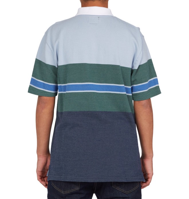 Rally Stripe - Short Sleeve Polo Shirt for Men ADYKT03170