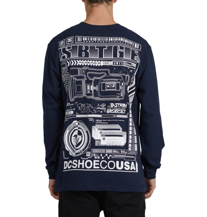 DC x Sabotage - Long Sleeve T-Shirt for Men ADYKT03193
