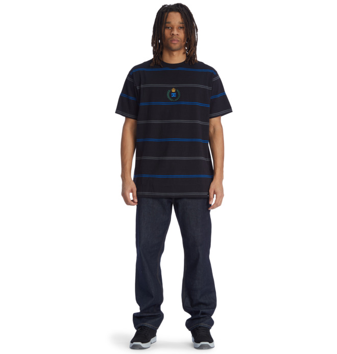 Regal Stripe - Short Sleeve T-Shirt for Men  ADYKT03202