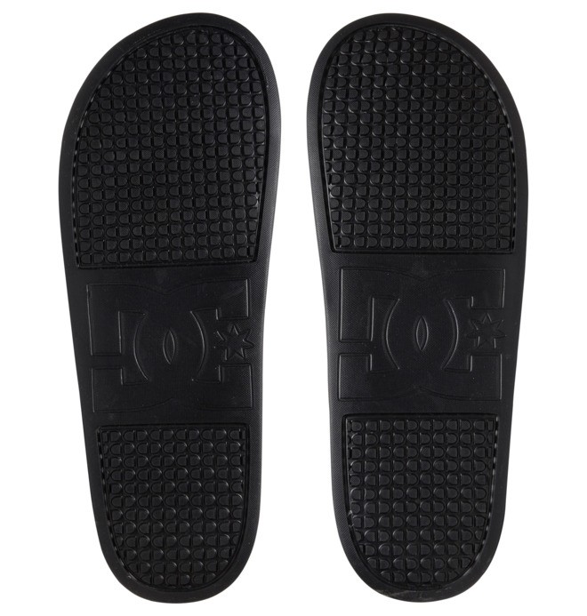 DC SE - Leather Slides Sandals for Men  ADYL100044