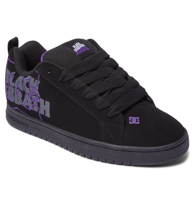 DC x Black Sabbath Court Graffik - Leather Shoes for Men ADYS100690