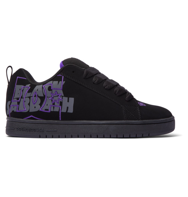 DC x Black Sabbath Court Graffik - Leather Shoes for Men ADYS100690