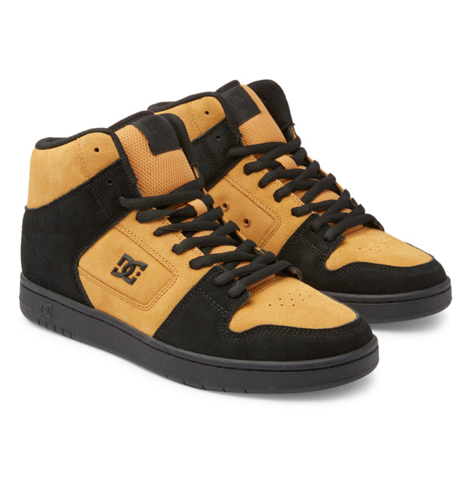 Manteca 4 Hi S - High-Top Leather Skate Shoes for Men  ADYS100791