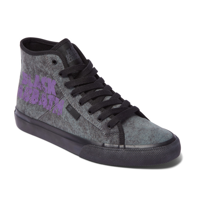 DC x Black Sabbath Manual - High-Top Canvas Shoes for Men ADYS300701