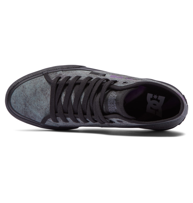 DC x Black Sabbath Manual - High-Top Canvas Shoes for Men ADYS300701