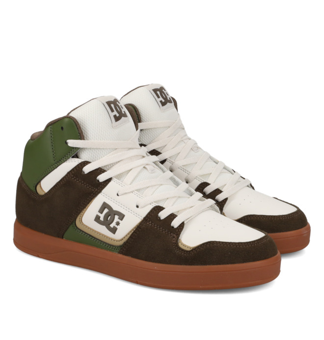 DC Cure - High-Top Leather Skate Shoes for Men  ADYS400072