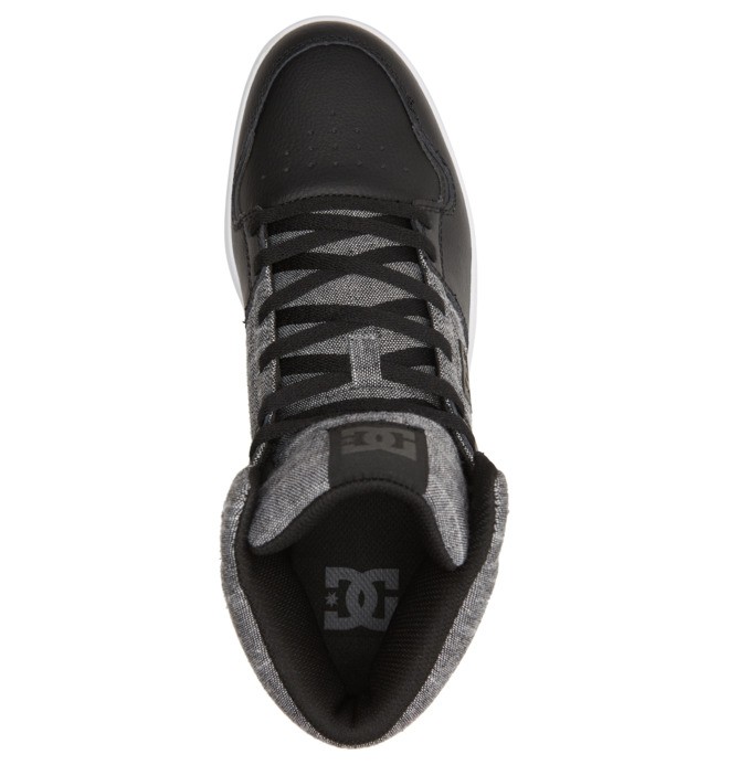 DC Cure - High-Top Leather Skate Shoes for Men  ADYS400072