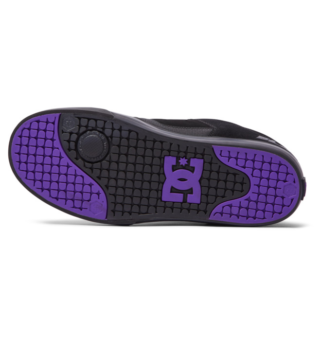 Black and purple dc shoes online