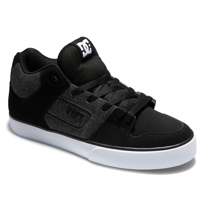 thumbnail image 2 of Mens DC Pure Skate Shoe - Black / Gray / Brown 2 of 12