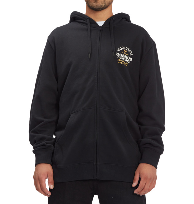 DC Higher Rank - Zip-Up Hoodie for Men  ADYSF03085