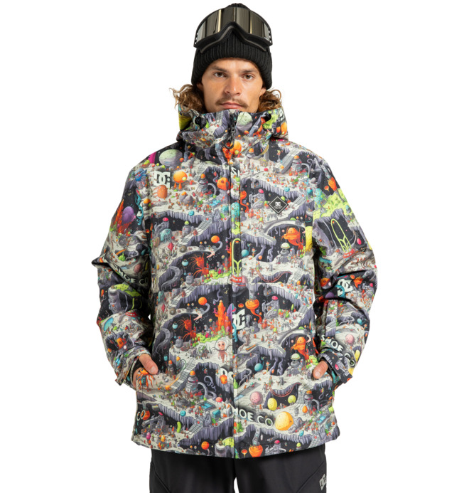 Basis Print - Technical Snow Jacket for Men  ADYTJ03097