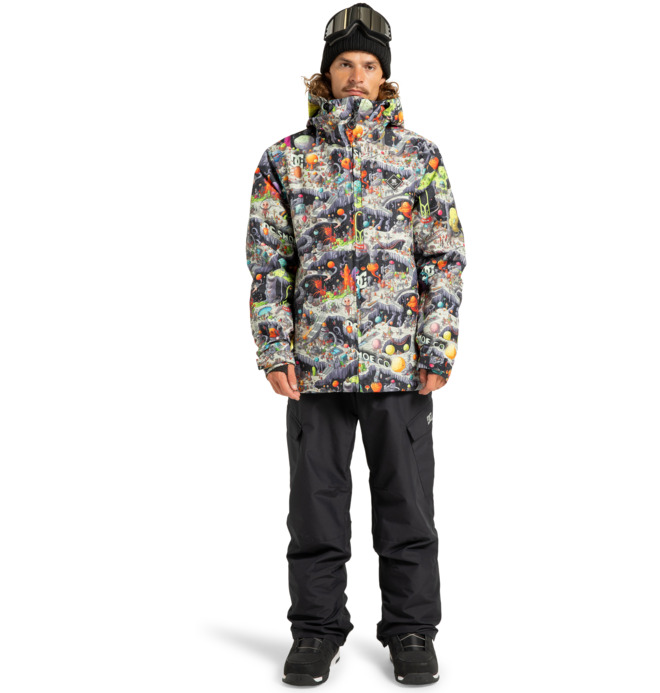Basis Print - Technical Snow Jacket for Men  ADYTJ03097