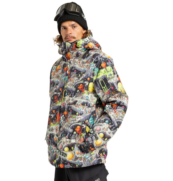 Basis Print - Technical Snow Jacket for Men  ADYTJ03097