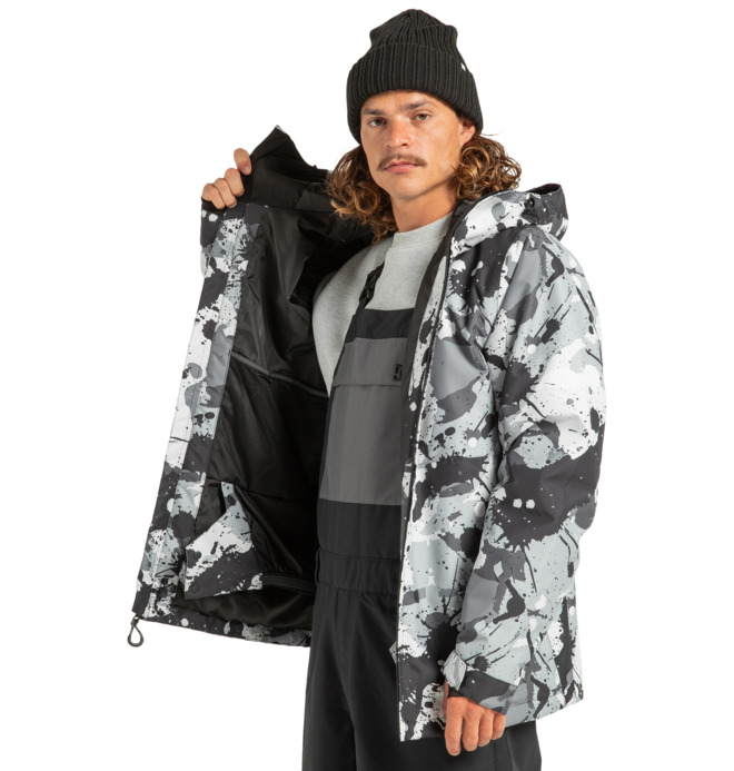 Basis Print - Technical Snow Jacket for Men  ADYTJ03097