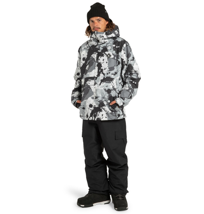 Basis Print - Technical Snow Jacket for Men  ADYTJ03097
