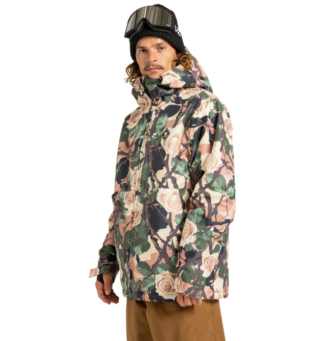 Basis Print - Technical Snow Jacket for Men  ADYTJ03097