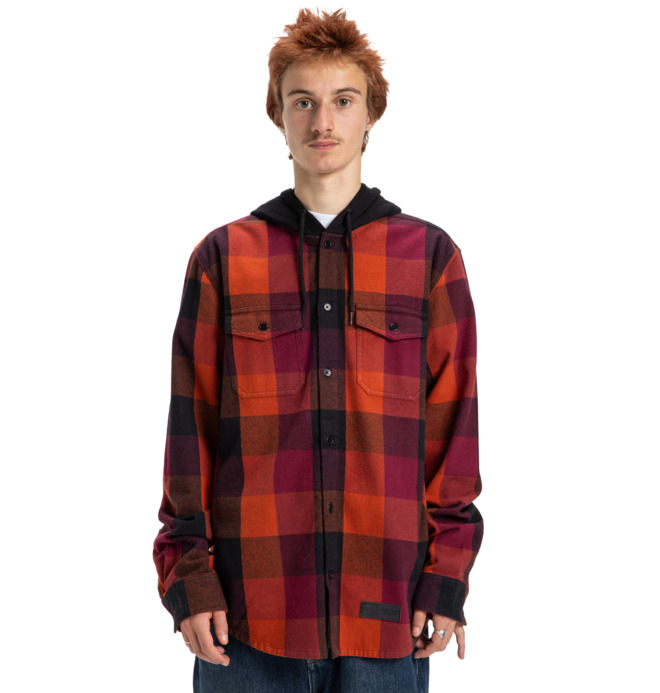 Ruckus - Hooded Long Sleeve Shirt for Men  ADYWT03104