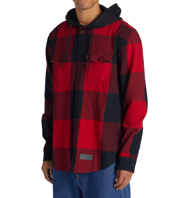 Ruckus - Hooded Long Sleeve Shirt for Men ADYWT03104