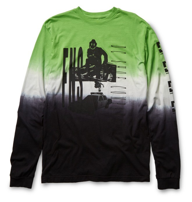 DC X FNS LS Dip Dye - T-shirt for Men ADYZT04879