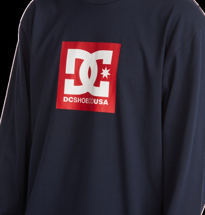 DC Square Star - Long Sleeve T-Shirt for Men  ADYZT04997