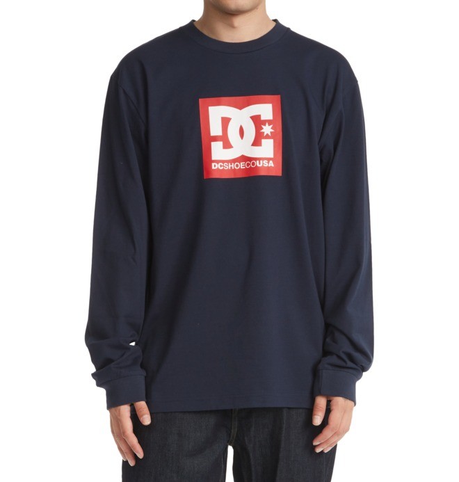 DC Square Star - Long Sleeve T-Shirt for Men  ADYZT04997