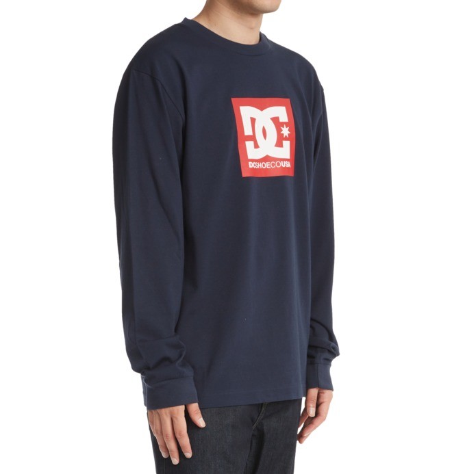 DC Square Star - Long Sleeve T-Shirt for Men  ADYZT04997