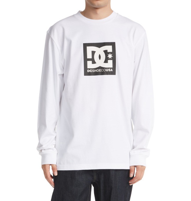 DC Square Star - Long Sleeve T-Shirt for Men  ADYZT04997