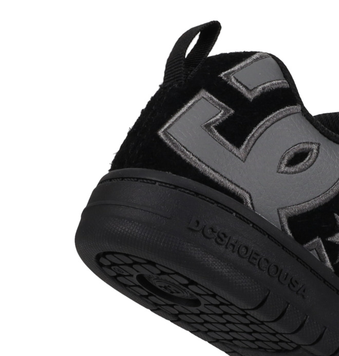 Baskets DC Shoes Court Graffik Pour Enfant - En Cuir/nubuck, Semelle Pill Pattern, Respirantes - Couleur Selon Modèle