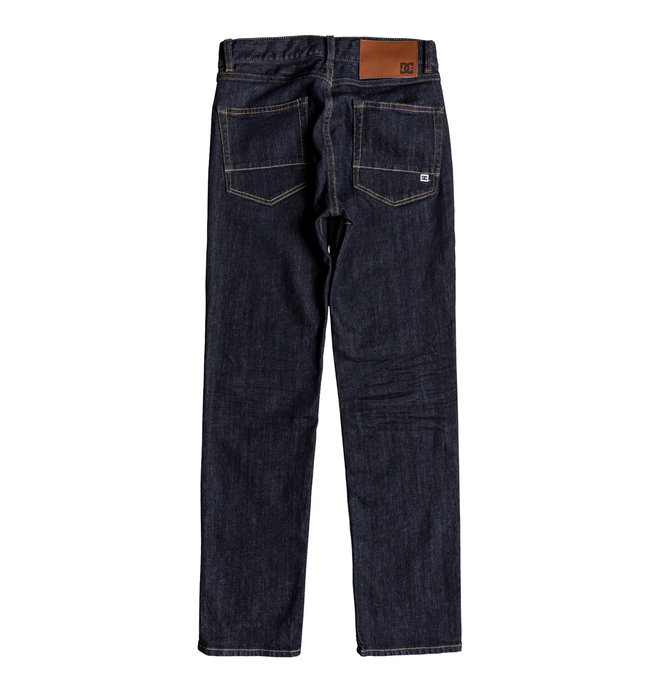 Worker Indigo Rinse - Straight Fit Jeans for Boys 8-16 EDBDP03050