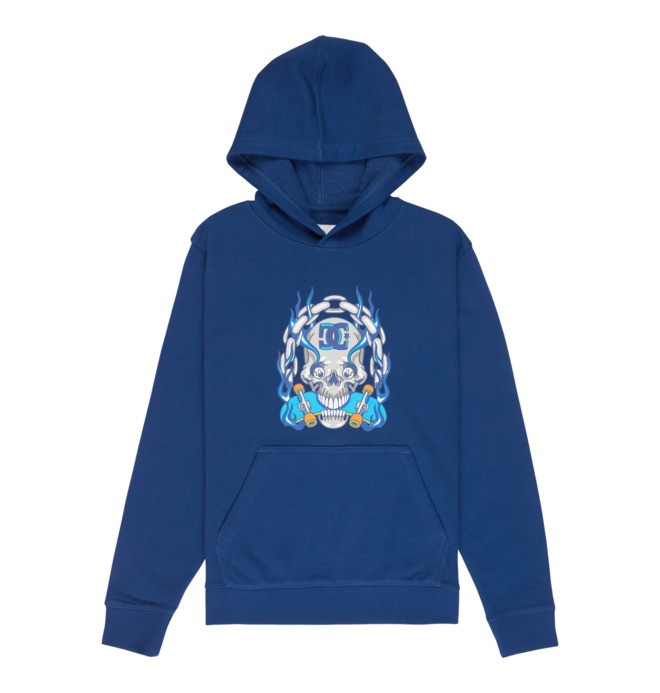 Burning Skull - Hoodie for Boys 8-16  EDBSF03145
