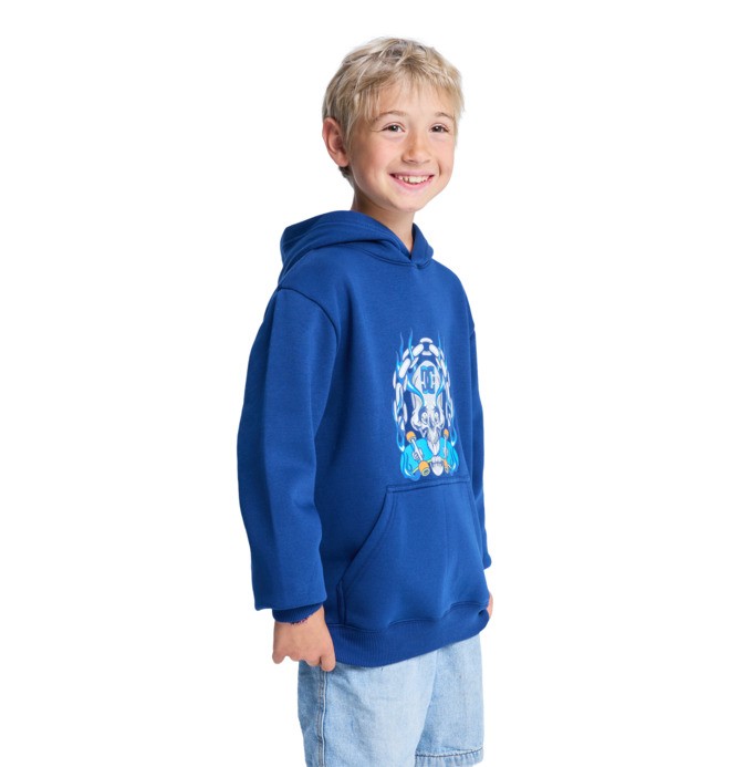 Burning Skull - Hoodie for Boys 8-16  EDBSF03145