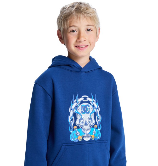 Burning Skull - Hoodie for Boys 8-16  EDBSF03145