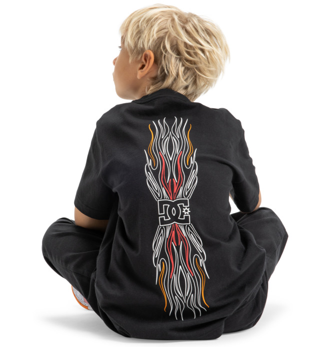 Burnt Out - Long Sleeve T-Shirt for Boys 8-16  EDBZT03424