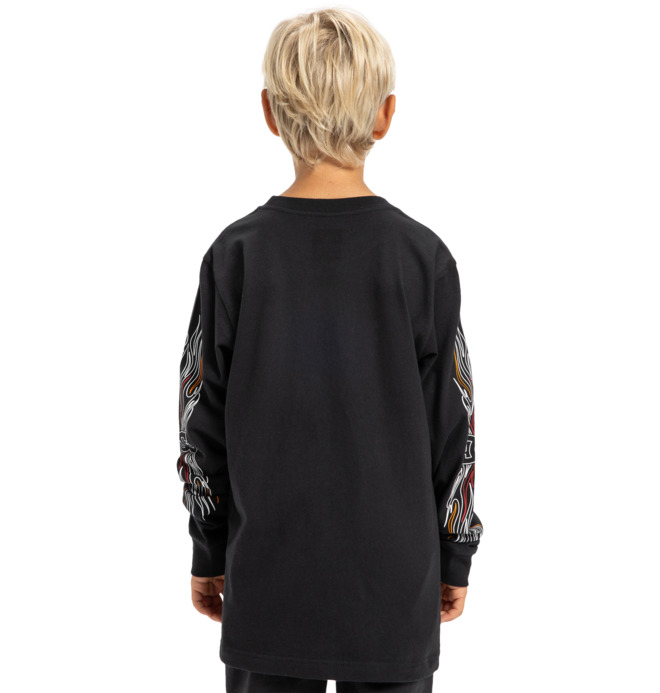 Burnt Out - Long Sleeve T-Shirt for Boys 8-16  EDBZT03424