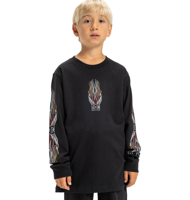 Burnt Out - Long Sleeve T-Shirt for Boys 8-16  EDBZT03424