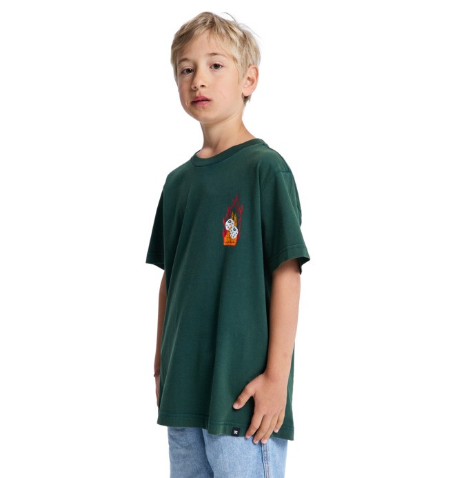 Burning Dice - Short Sleeve T-Shirt for Boys 8-16  EDBZT03454