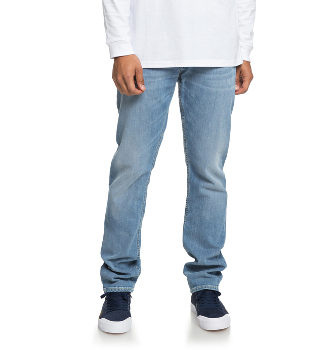 Worker Light Bleach - Straight Fit Jeans for Men EDYDP03374