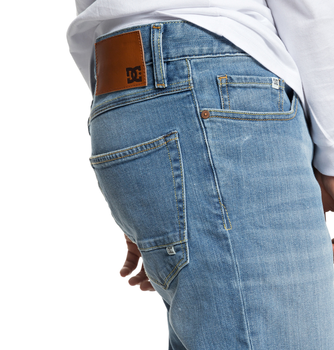 Worker Light Bleach - Straight Fit Jeans for Men EDYDP03374