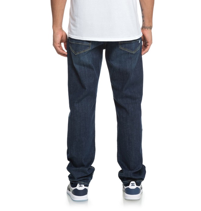 Worker Medium Stone - Relaxed Fit Jeans for Men EDYDP03381