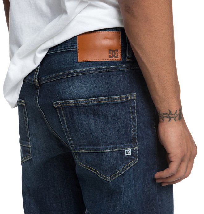 Worker Medium Stone - Relaxed Fit Jeans for Men EDYDP03381