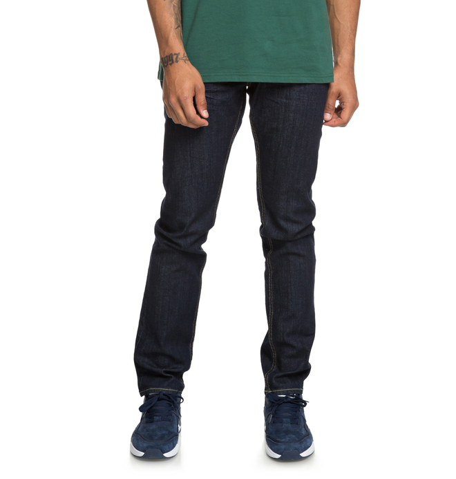 Worker Indigo Rinse - Slim Fit Jeans for Men  EDYDP03384