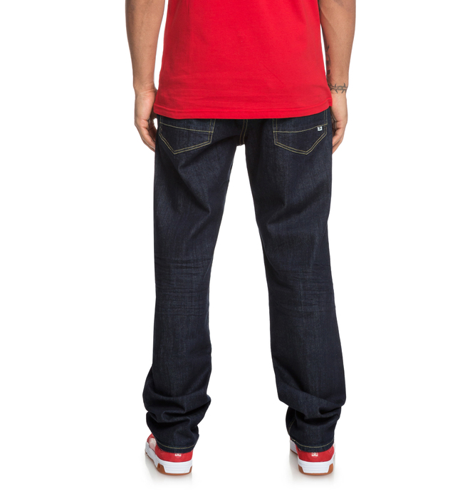 Worker Indigo Rinse - Relaxed Fit Jeans for Men EDYDP03386