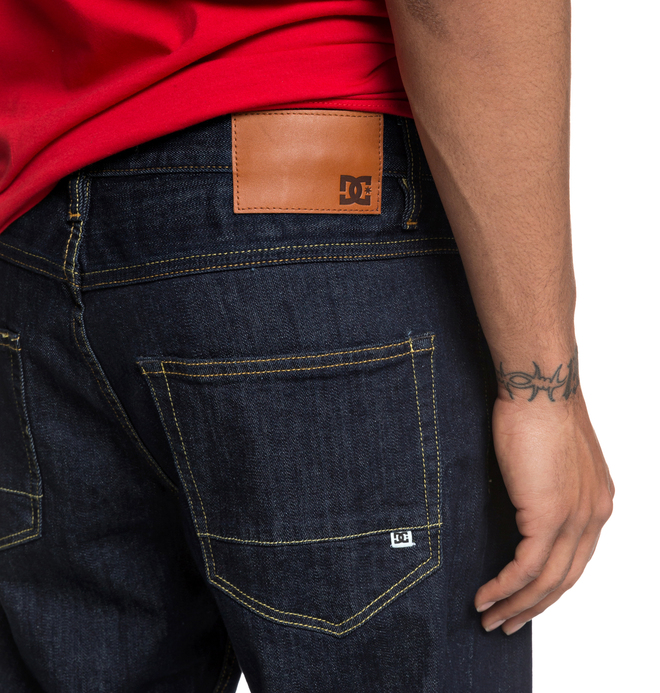 Worker Indigo Rinse - Relaxed Fit Jeans for Men EDYDP03386