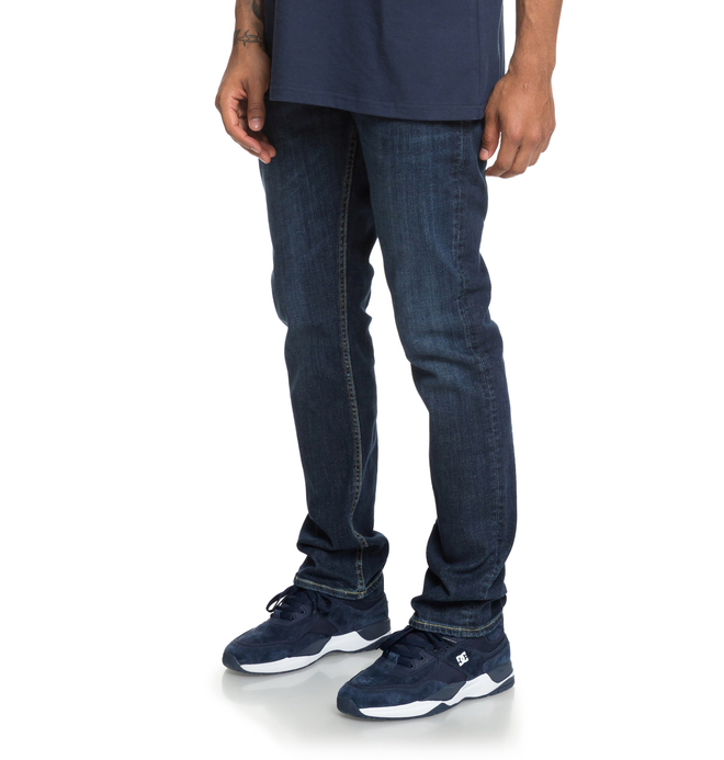 Worker Medium Stone - Straight Fit Jeans for Men EDYDP03388